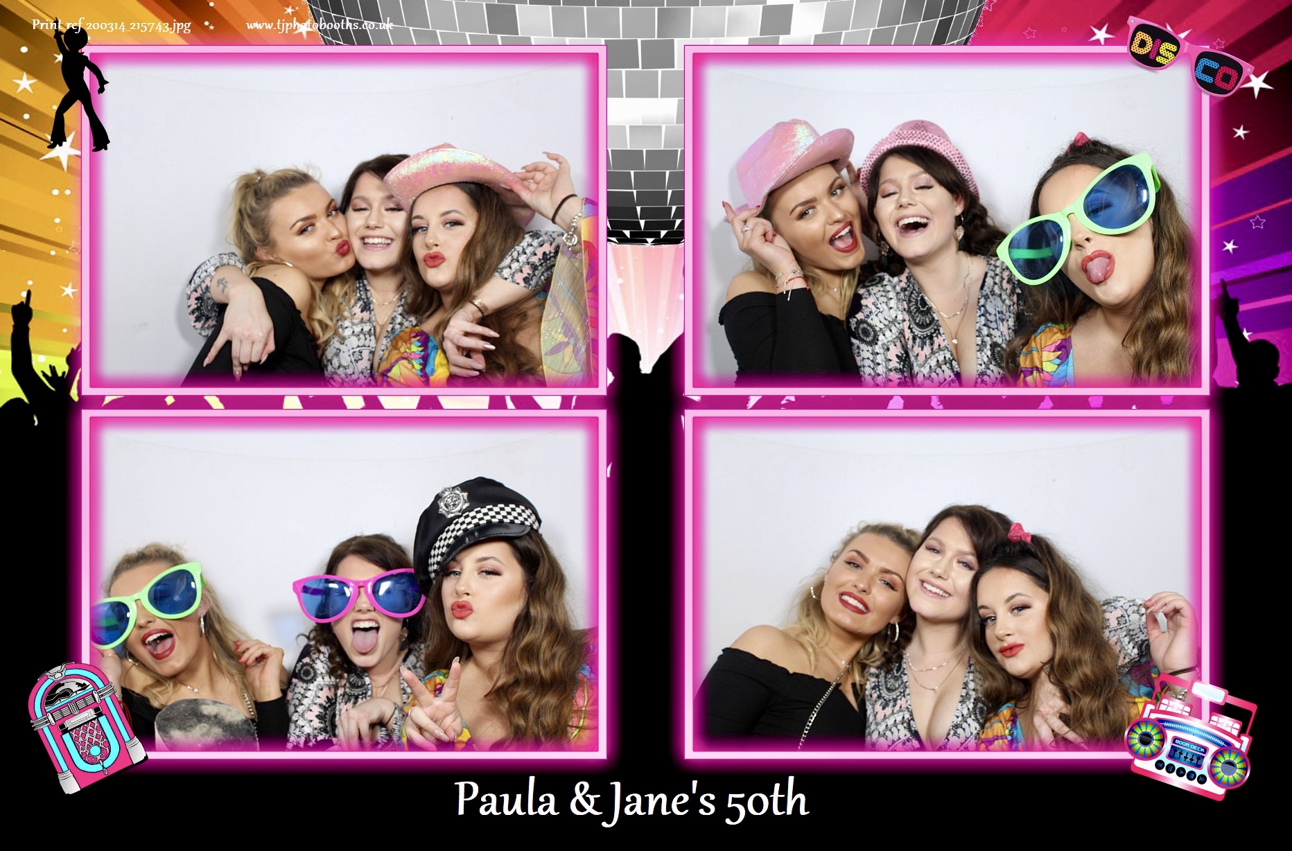 Paula & Jane's 50th | View more photos from the event at gallery.tjphotobooths.co.uk/u/TJPhotobooths/Paula-Janes-50th